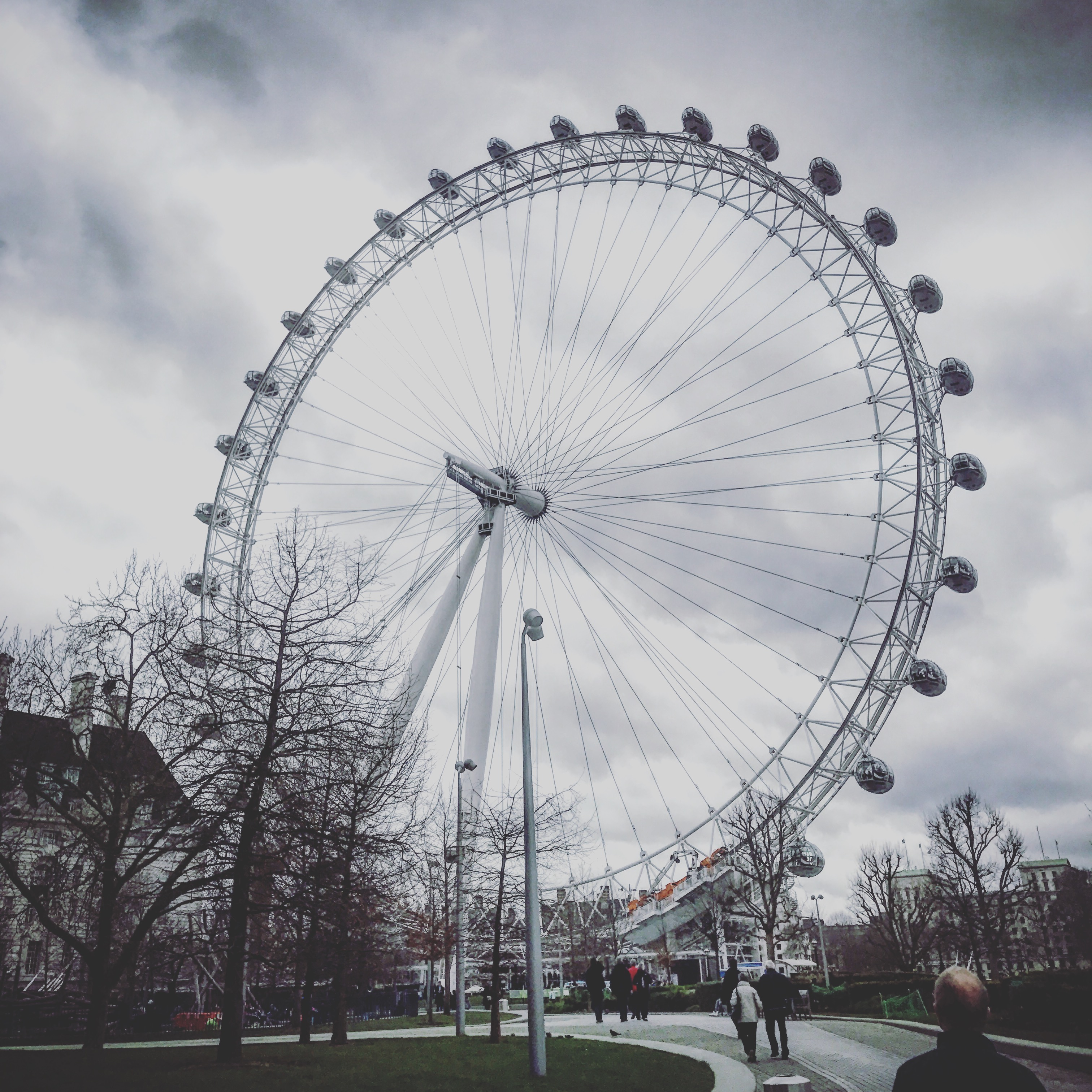 Free things to do in London - take a walk down to the Embankment to see views of the London Eye
