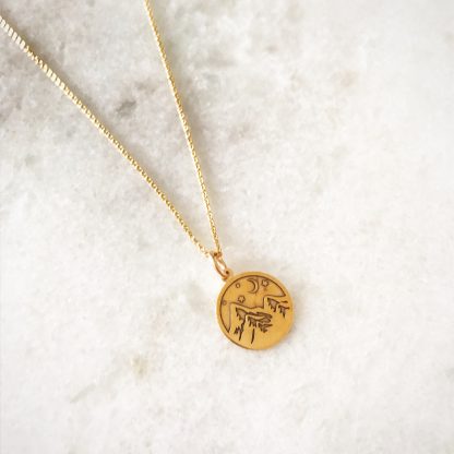 Gold Mountain Necklace