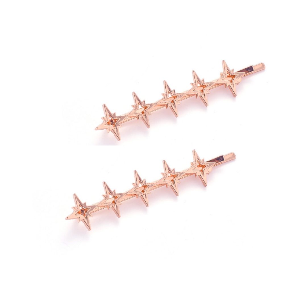10 Hair Clips To Style Up Your Strands - Starla Rose Gold Hair Clip