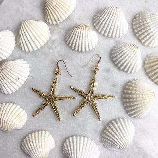 Cordelia Gold Starfish Earrings