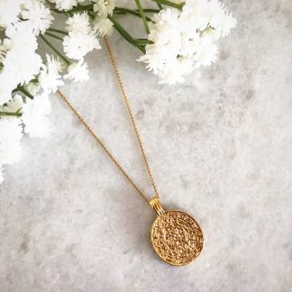 Anthea Gold Coin Necklace