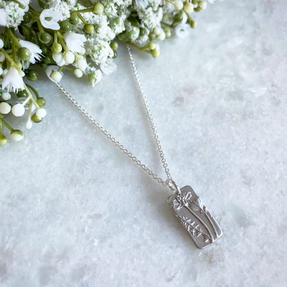 Meredith Wildflower Silver Necklace