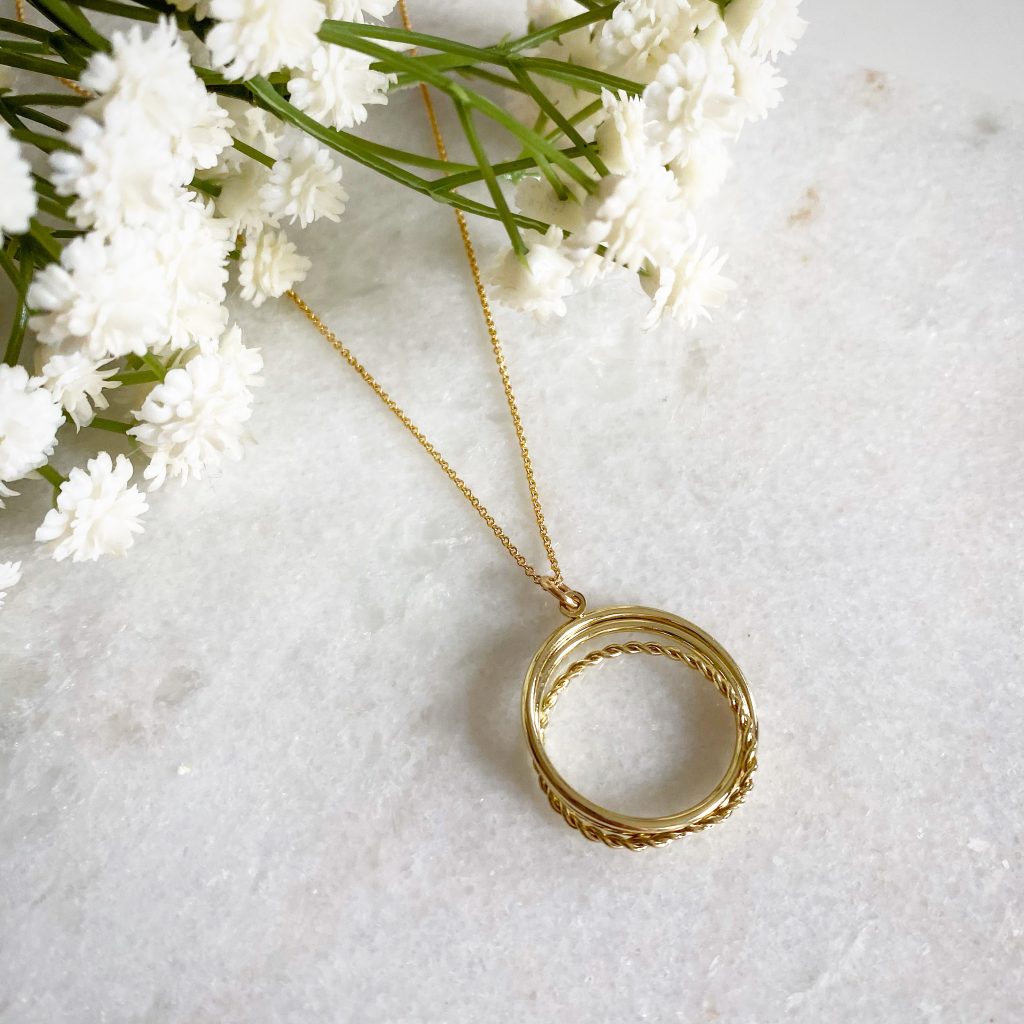 Forever Entwined Gold Necklace