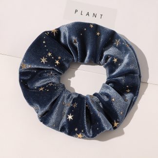 Millicent Blue Star Scrunchie
