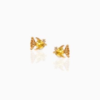 Mini Goldfish Stud Earrings