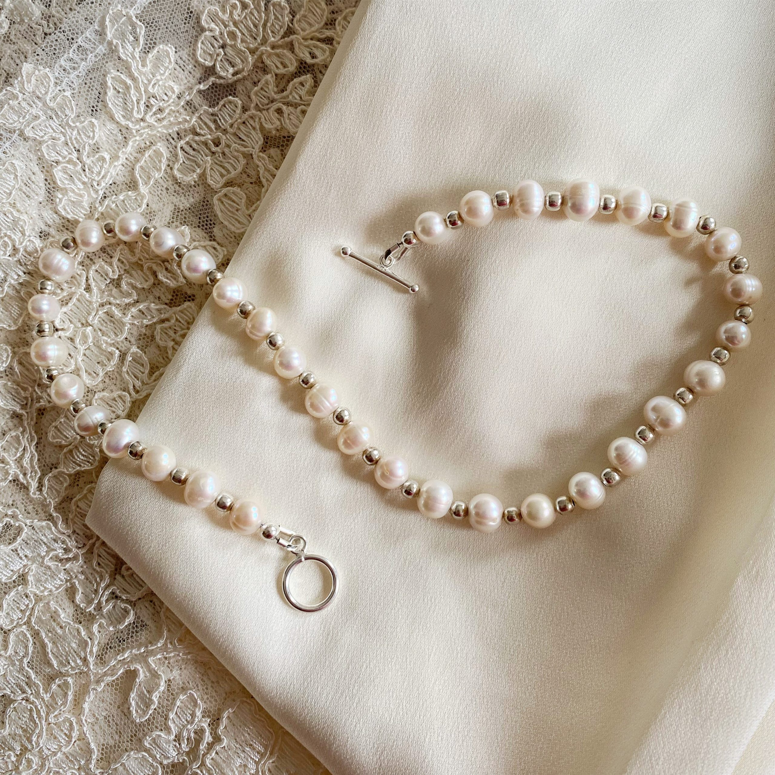 Freshwater Pearl Necklace - Wisteria London