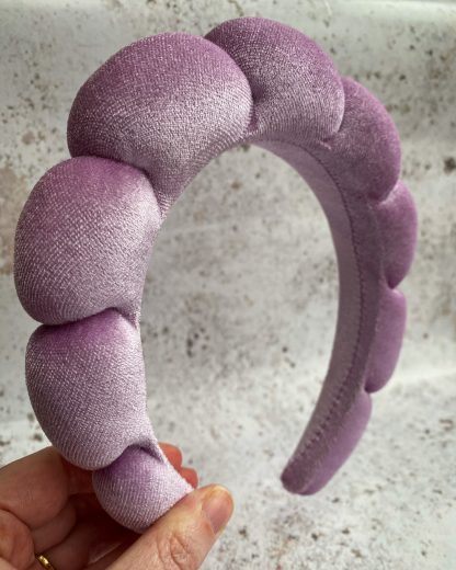 Claudette Lilac Cloud Headband